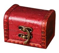 Vintage Wooden Jewelry Box Antique Pinewood Storage for Ideal for Storage with Small and Vintage Size 1 Pack Crafted from Wood Making it an Eye-catching Decorative Piece (G)