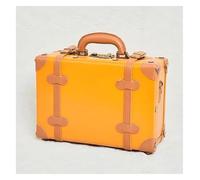 Vintage Wooden Suitcase, Vintage Wooden Trunk, Vintage Suitcase, Vintage Storage Trunk, Photography Props Travel Storage Box For Home Decor(Yellow,46x30x17cm)