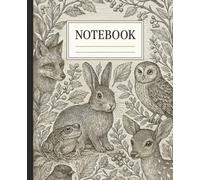 Vintage Woodland Notebook: The Stillness Beneath | Cozy Aesthetic Forest Creatures Journal for Writing, School, or Gifts: Vintage Aesthetic Forest ... | Whimsical Woodland Creatures | 7.25 x 9.75