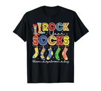 Vintage World Down Syndrome Day Rock Your Socks Awareness T-Shirt