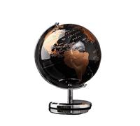 Vintage World Globe 360° Rotating Desktop Geographic Globe Classic Decor For Home Office Study Living Room Copper Plated Frame 5.5in a