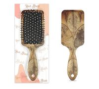 Vintage World Map Hair Brush Education Map Wet Dry Air Cushion Hair Brush Plastic Detangler Hairbrush for Kids Adults Back To School Gift Women Men