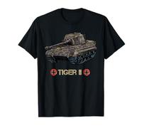Vintage World War 2 German Tank Tiger 2 II WW2 memorabilia T-Shirt