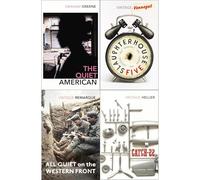 Vintage World War Classics Collection: The Quiet American, Slaughterhouse 5, All Quiet on the Western Front & Catch-22 - Powerful Novels of Conflict, Trauma & Absurdity (4-Book Set)