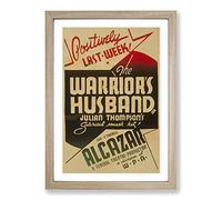 Vintage WPA Poster The Warrior's Husband Framed Print | A2 Oak Framed Wall Art | Ready to Hang | Classic Nature Picture | Living Room Bedroom Lounge Office