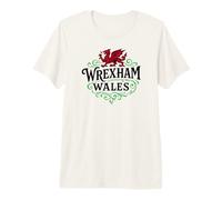 Vintage Wrexham Wales Welsh Dragon Premium T-Shirt