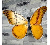 Vintage Wrought Iron Pipe Wall Lamp Lighting Creative DIY Butterfly Decorative Wrought Iron Wall Lantern Retro Restaurant Cafe Bar Stairway Aisle Corridor E27 Wall Sconce