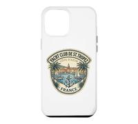 Vintage Yacht Club de St. Tropez Travel Sticker Case for iPhone 12 Pro Max