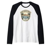 Vintage Yacht Club de St. Tropez Travel Sticker Raglan Baseball Tee