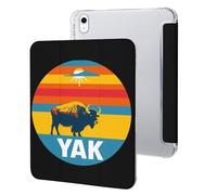 Vintage Yak Sunset Case Compatible for IPAD 10代 (10.9in) Tablet Cases Protective Stand Cover