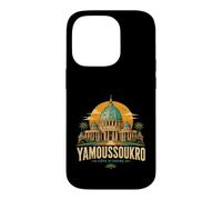 Vintage Yamoussoukro Ivory Coast Travel Landmark Gift Case for iPhone 14 Pro