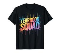 Vintage Yearbook Squad Teacher Staff Team Write Photographer Value Graphic T-Shirt