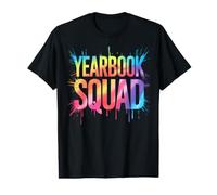 Vintage Yearbook Squad Teacher Staff Vibes Mode Edit Value Graphic T-Shirt