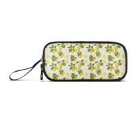 Vintage Yellow Lemons White Floral Marker Case for Girls, Clutter-free