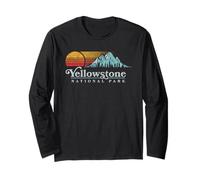 Vintage Yellowstone National Park Retro Long Sleeve T-Shirt
