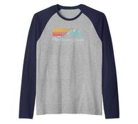 Vintage Yellowstone National Park Retro Raglan Baseball Tee