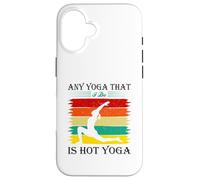 Vintage Yoga, Retro Rainbow Yoga Pose, Yoga Lover Case for iPhone 16