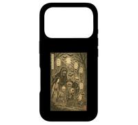 Vintage Yokai Ghost Parage Japanese Edo Oni Demon Halloween Case for iPhone 17 Pro