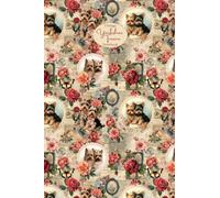 Vintage Yorkshire Terrier Notebook: Lined Dog Journal for Yorkie Lovers, Cute Interior Pages With Small Victorian Scrap Inspired Illustrations