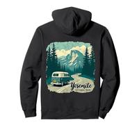 Vintage Yosemite National Park Retro Mountain Wildlife Trip Pullover Hoodie
