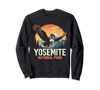 Vintage Yosemite National Park Retro Mountain Wildlife Trip Sweatshirt