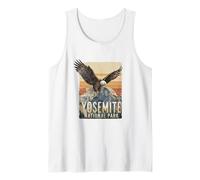 Vintage Yosemite National Park Retro Mountain Wildlife Trip Tank Top