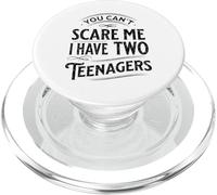 Vintage You Can't Scare Me I Have Two Teenagers Parenting PopSockets PopGrip for MagSafe