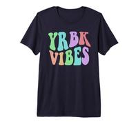 Vintage YRBK Vibes Yearbook Teacher Squad Staff Ninja Snap Premium T-Shirt