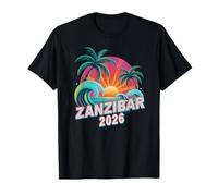 Vintage Zanzibar 2026 Trip Holiday Vacay Matching Birthday T-Shirt
