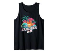 Vintage Zanzibar 2026 Trip Holiday Vacay Matching Birthday Tank Top