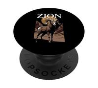 Vintage Zion Utah Bighorn Sheep Canyon PopSockets Adhesive PopGrip