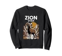 Vintage Zion Utah Bighorn Sheep Canyon Sweatshirt