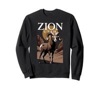 Vintage Zion Utah Bighorn Sheep Canyon Sweatshirt