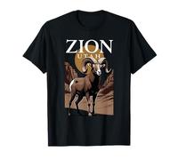 Vintage Zion Utah Bighorn Sheep Canyon T-Shirt
