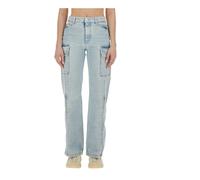 Vintage Zip Cargo Jeans - female - Stella McCartney - Straight Fit Jeans - Blue - W26 - Jeans W26