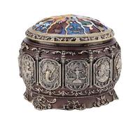 Vintage Zodiac Music Box, 12 Constellations Music Box with Rotating Goddess Twinkling LED Light Musical Box Gift for Birthday Christmas Valentine's Day(Sagittarius)