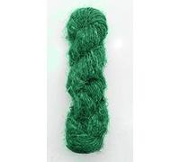Vintageandyou 100g Recycled Sari Silk Yarn Hand-spun Green Soft Yarns