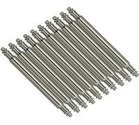 VintageTime Watches | 10 x Strap Pins 1.8mm Spring Bar Pins | Pack of 10 | Stainless Steel - 18mm 20mm 22mm (16mm)