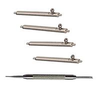 VintageTime Watches | 26mm Strap Pins Quick Release 1.8 mm Spring Bar Pins with Tool | Pack of 4 | Stainless Steel 26mm