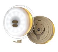 VINTEAM 2-in-1 Multi-Function String Lights, Camping String Lights Reel with USB Rechargeable, Ipx4 Retractable Camping Light for Outdoor Indoor Home Garden [Energy Class F] (LED Warm White Light)