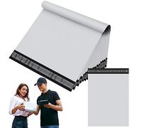 Vinted 50pcs 35x45cm White Postage Bags - Self Seal Mailing Bags for Clothes & Parcels