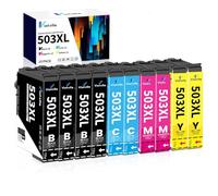 Vintella 503XL Ink Cartridges Replacement for Epson 503 Ink Cartridges Multipack Compatible with Epson Expression Home XP-5200 XP-5205 XP5200 Workforce WF-2960 WF-2965 WF-2960DWF WF-2965DW (10-Pack)