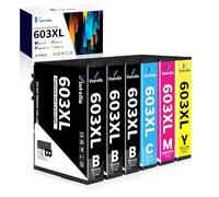 Vintella 603XL Ink Cartridges Multipack Replacement for Epson 603 Ink Cartridges Multipack for Expression Home XP-3100 XP-4100 XP-2100 XP-2105 XP-3105 Workforce WF-2810 WF-2830 WF-2835 WF-2850 (6Pack)