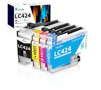Vintella LC424 Ink Cartridges Multipack Replacement for Brother LC-424 LC 424 LC424XL LC-424VAL LC424VAL LC 424 XL Multipack for BrotherDCP-J1200W DCP-J1200WE J1200W J1200WE Printers (4-Pack)