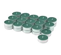 VINTERFINT Xmas Decoration Scented Tealights - Winter Fir/Green, 3.5-Hour Burn Time (30 Pack) Festive Christmas Candles