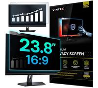 VINTEZ 23.8 Inch 16:9 Privacy Screen for Computer Monitor and Laptop - Anti Glare Protector Film Blue Light Filter Eye Protection - Computer Screen Privacy Shield, [1 Pack]