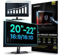 VINTEZ Universal Acrylic 20, 20.2, 21.5, 21.6, 22 Inch Computer Privacy Screen Filter for Widescreen Computer Monitors - 19.4" x 12.6"(492 x 319mm) - Monitor Frame Hanging type