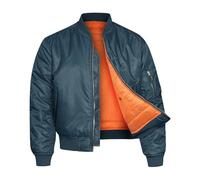 VINTIKA Bomber Jacket MA1 Classic US Air Force Pilot Flight Military Style Nylon Cotton Army Camo Padded Coat