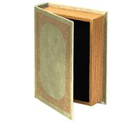 Vintiquewise Decorative Vintage Book Shaped Trinket Storage Box - Antique Green