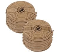 VINTORKY 1 Box Natural Spiral Incense Coils Brown Indoor Aroma Incense with Stand Fresh Air Fragrant Smell for Offices and Clubs